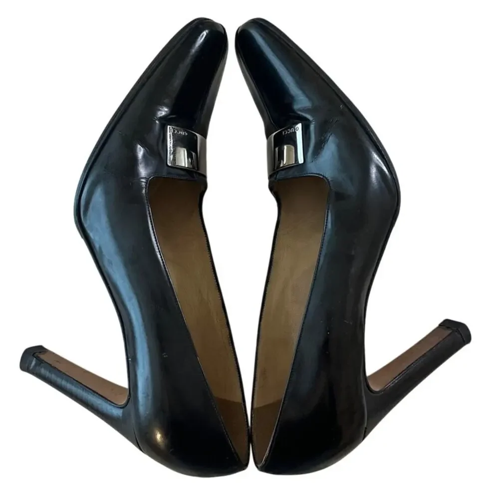 Gucci Tom Ford Era Square Toe Pumps 37.5